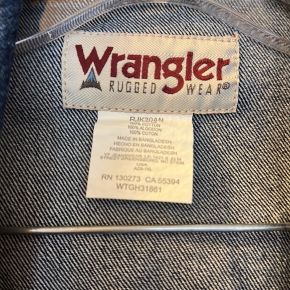 Men’s original Wrangler denim jacket - Picture 2 of 4